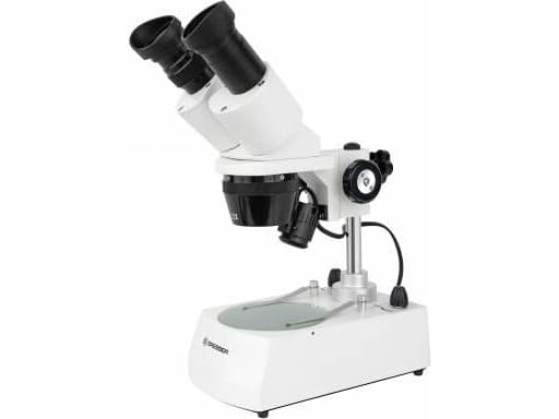 Bresser Optics ERUDIT ICD, Optisk mikroskop, Sort, Hvit, Aluminium, 40x, 20x, LED