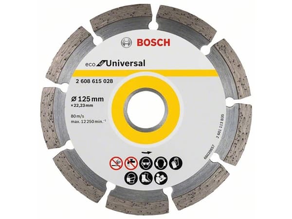 Bosch Accessories 2608615028 2608615028 Diamantskæreskive 125 mm 22.23 mm 1 stk
