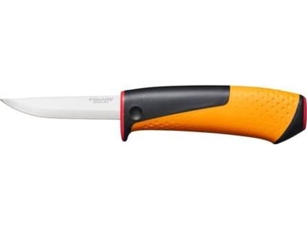 Fiskars HOBBYKNIV MED SKARPERERE 209MM (RØD) HÅNDVARE