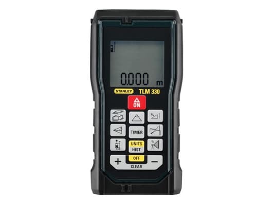 Stanley TLM330, LCD, m, Svart, 1/4", IP54, Alkalinsk Sort