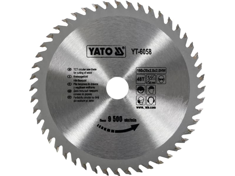 Yato panel saw for wood 160x20mm 48 with YT-6058