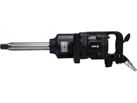 Yato YT-09615, Trykkluftskralle, Børsteløs, Sort, Aluminium, 1/2", 3500 RPM