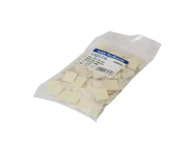 LogiLink KAB0042, Beige, ABS synthetics, 100 styck, 20 mm, 20 mm, 70 g