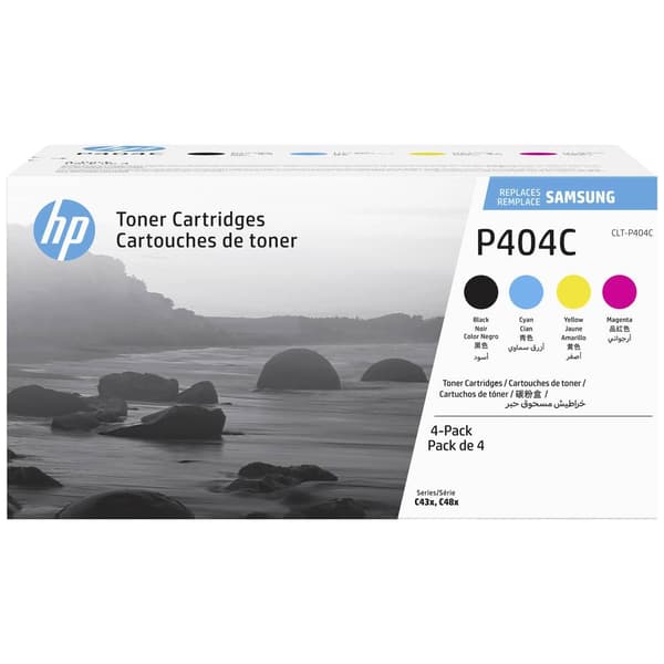 HP Toner Samsung CLT-P404C Original Kombi-pack Svart, Cyan, Magenta, Gul 1500 sidor SU365A