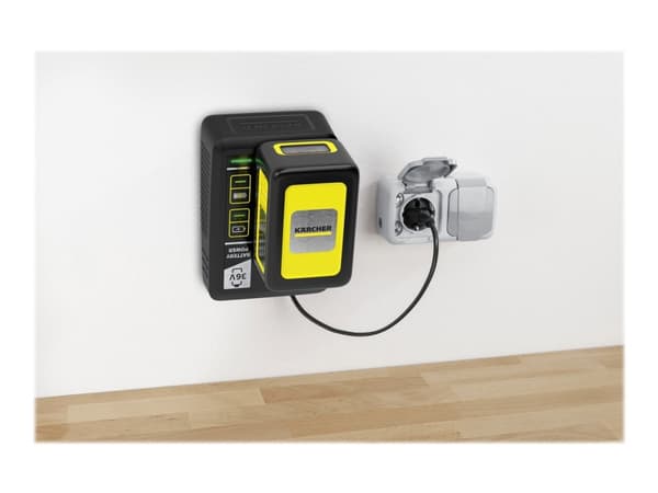 Kärcher Power 36/25, Sylinteripölynimuri, Akku- ja laturisetti, Musta, Keltainen, 2500 mAh, 36 V, Kärcher