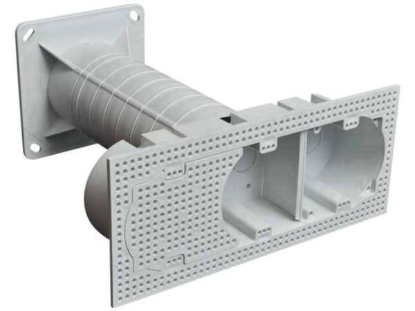 Lämmöneristysjohtorasia 3x pistorasia 230x100x250mm KEZ-3 KB