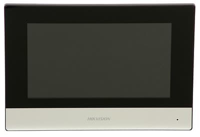 Hikvision DS-KH6320-WTE1 - Videointerntelefonssystem - kablet, trådløs (LAN 10/100, 802.11b, 802.11g, 802.11n) - 7" LCD