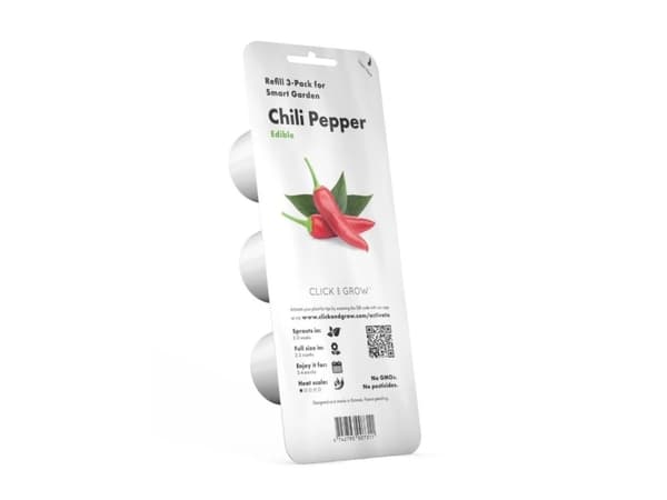 Click and Grow 3 kpl lisäys - chilipippurin siemenet