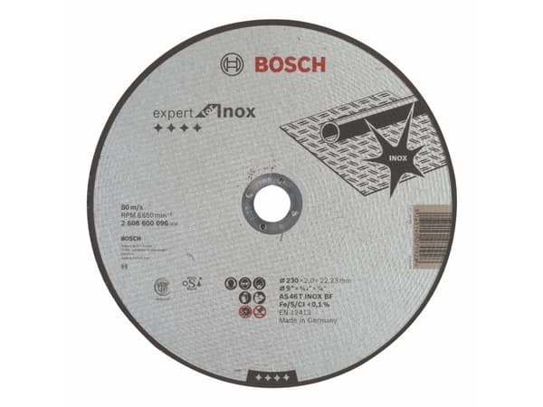 Bosch Skæreskive - Inox / Stål - 230RF - Ø230
