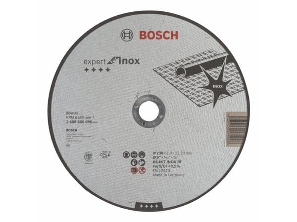 Bosch Skæreskive - Inox / Stål - 230RF - Ø230