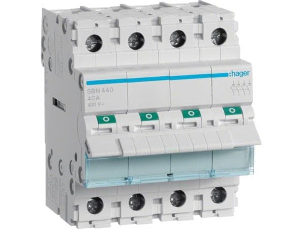 Hager SBN440, 40 A, IP20, -20 - 50 °C, -40 - 80 °C