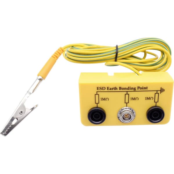 Quadrios ESD-jordningsbox 3.00 m Jack, Tryckknapp 10 mm