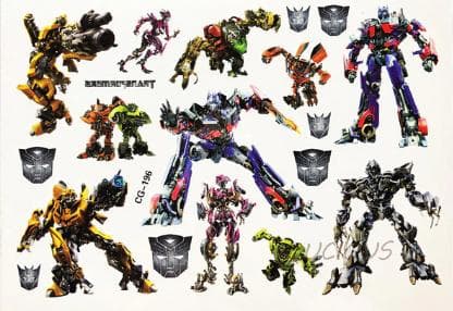 14 st BØRN tatoveringer TRANSFORMERS tatovering Tattoo