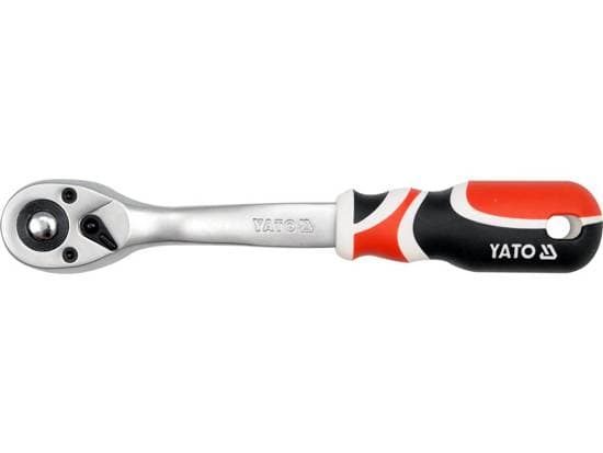 Yato YT-0732, Krom-vanadium-stål, 12.7 mm, Sort, Rød, Rustfrit stål, Sort, Rød, 1/2"
