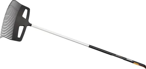 Fiskars Xact, Løvrake, Sort, Rustfritt stål, Aluminium, Sort, Rustfritt stål, 1 stykker, 176,5 cm