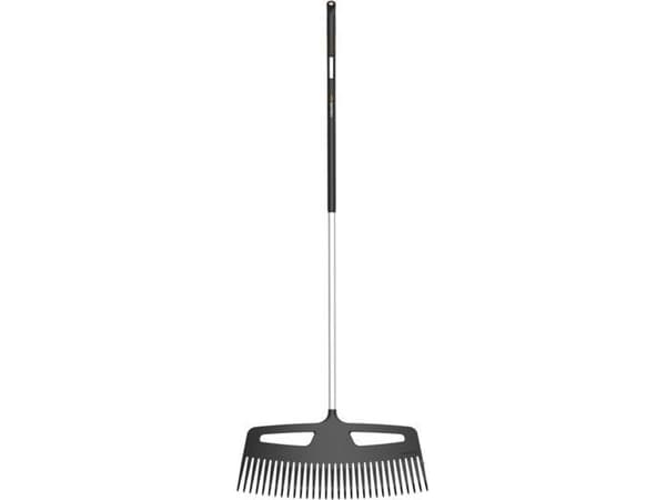 Fiskars Xact, Løvrake, Sort, Rustfritt stål, Aluminium, Sort, Rustfritt stål, 1 stykker, 176,5 cm