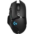Miniatyrbild 1 av 4: Logitech G502 Lightspeed Gaming-mus Trådlös Optisk Svart 11 Knappar 16000 dpi Upplyst, Viktreduktion, Integrerat profil