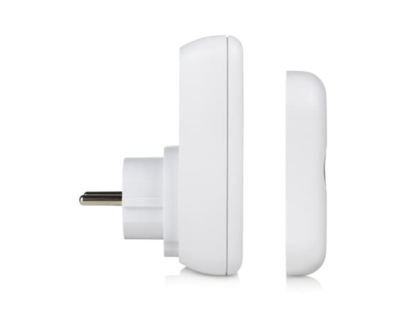 Byron DBY-22313, Hvit, 80 dB, Hjem, Kontor, IP44, Plast, Digitalt