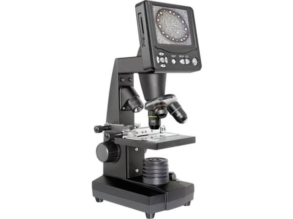 Bresser Optics 5201000, Optinen mikroskooppi, musta, alumiinia, muovia, 2000x, 50x, -500x