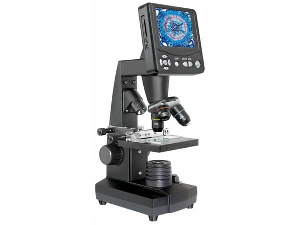Bresser LCD-mikroskop 8,9 cm (3,5") - mikroskop - farge Sort