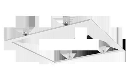 OPPLE Lighting 542098009600, Ram, Vit, Gjuten aluminium, OPPLE Lighting, Kontor, Tak