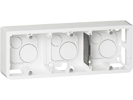 Underlag för mosaik 8m horisontell 40mm vit