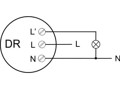 F&F Infrapuna-liikeilmaisin IP40 valkoinen (DR-06W24)