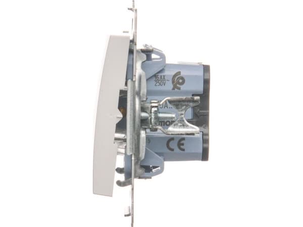 Kontakt-Simon DW5A.01/11, Muovi, Valkoinen, IP20, IP44, 250 V, 16 A, 75 mm