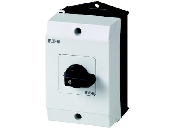 Eaton T0-4-8440/I1, Toggle switch, 3P, Svart, Vit, IP65, 80 mm, 122 mm