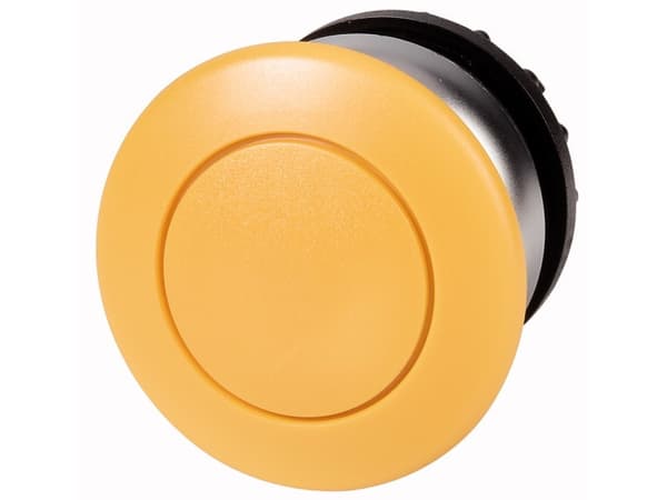 Eaton M22-DP-Y, Pushbutton switch, Gul, IP66, IP67, IP69, 36,5 mm, 36,5 mm, -25 - 70 ° C