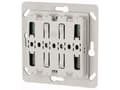 Miniatyrbild 1 av 4: Eaton CTAA-01/04-LED, Knapp, Vit, Plast, 55 mm, 55 mm