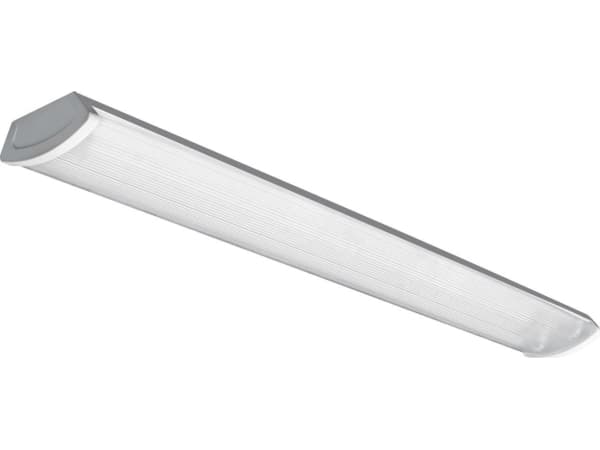 GTV Lineær armatur ZEFIR-LED 236 T8 LED G13 AC 220-240V 50/60Hz IP40 ABS/PC for LED-lysrør 120cm, ensidig strømforsyning LD-OZE236-00 - LD-0ZE236-00