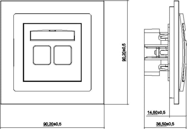 Karlik DGF-2, Typ F, IP20
