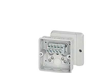 membrandåse 2,5mm2 m/klemmer - grå de9325z 88x88mm
