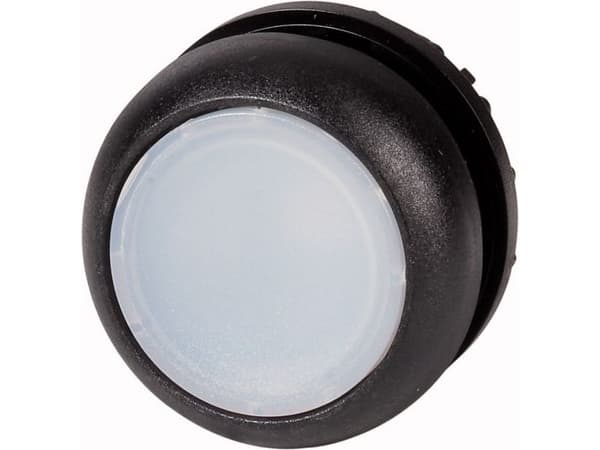 Eaton M22S-DL-W, Pushbutton switch, Svart, Vit, IP66, IP67, IP69, 29,7 mm, 29,7 mm, -25 - 70 ° C