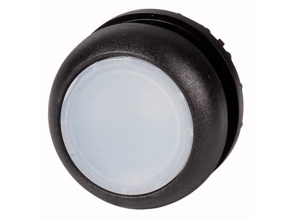 Eaton M22S-DL-W, Pushbutton switch, Svart, Vit, IP66, IP67, IP69, 29,7 mm, 29,7 mm, -25 - 70 ° C