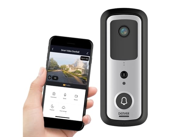 Denver SHV-120, Svart, Grå, Hem, IP53, MicroSD (TransFlash), 30 fps, CMOS