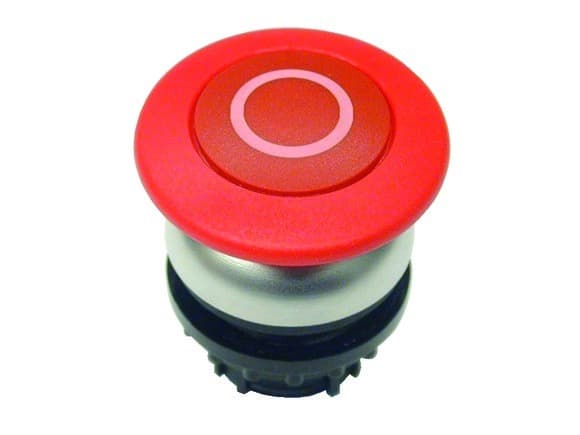 Eaton M22-DRP-R-X0, Tryckknappsbrytare, Röd, IP66, IP67, IP69, 36,5 mm, 36,5 mm, -25 - 70 ° C
