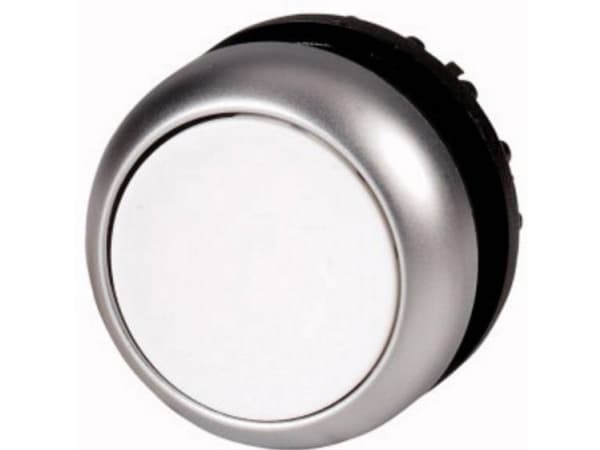 Eaton M22-DR-W, Tryckknappsbrytare, Svart, Metallisk, Vit, IP66, IP67, IP69, 29,7 mm, 29,7 mm, -25 - 70 ° C