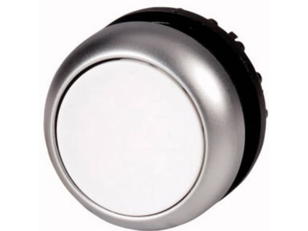 Eaton M22-DR-W, Tryckknappsbrytare, Svart, Metallisk, Vit, IP66, IP67, IP69, 29,7 mm, 29,7 mm, -25 - 70 ° C