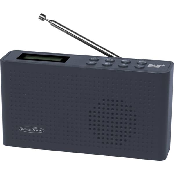 Bordsradio Reflexion DAB+, DAB, FM Touch-knappar Svart