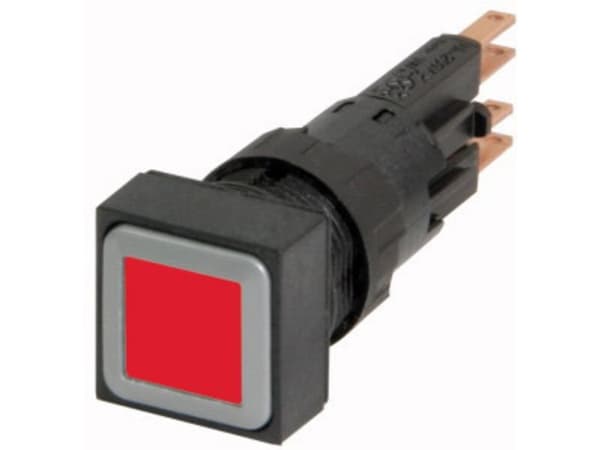 Eaton Q18LT-RT, Tryckknappsbrytare, Svart, Röd, IP65, 18 mm, 60 mm, 18 mm