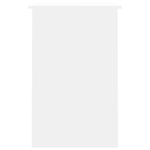 vidaXL Skrivbord vit 100x50x76 cm spånskiva