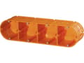 Miniatyrbild 1 av 2: ftronic flushmounted appliance box solid 4gang d63mm flushmounted 40