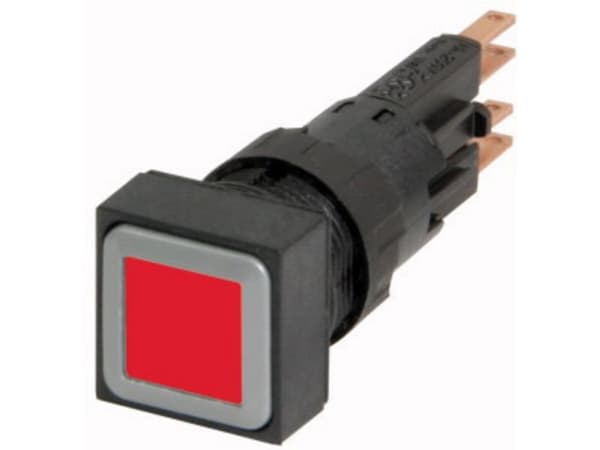 Eaton Q25LT-RT, Painikekytkin, Musta, Punainen, IP65, 25 mm, 60 mm, 25 mm