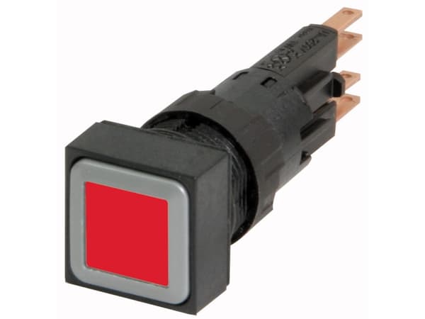 Eaton Q25LT-RT, Painikekytkin, Musta, Punainen, IP65, 25 mm, 60 mm, 25 mm