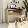 Miniatyrbilde 8 av 9: vidaXL Skrivebord sonoma eik 90x50x74 cm sponplate