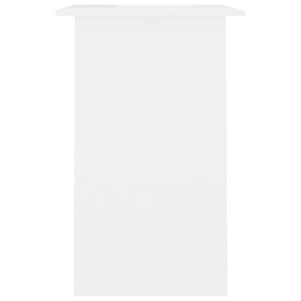 vidaXL skrivebord 90x50x74 cm spånplade hvid