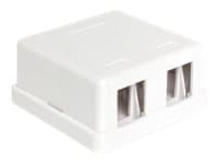 DeLOCK 86207, 2x Keystone, Valkoinen, 61,5 mm, 59 mm, 28,5 mm
