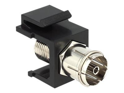 DeLOCK 86352, Musta, Hopea, IEC, F, 27,8 mm, 16,3 mm, 22,3 mm